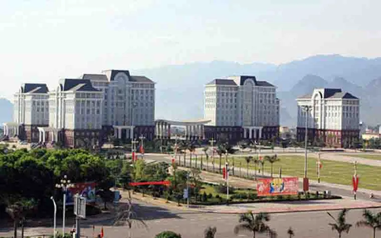 Hội trường Văn phòng tỉnh ủy Lai Châu