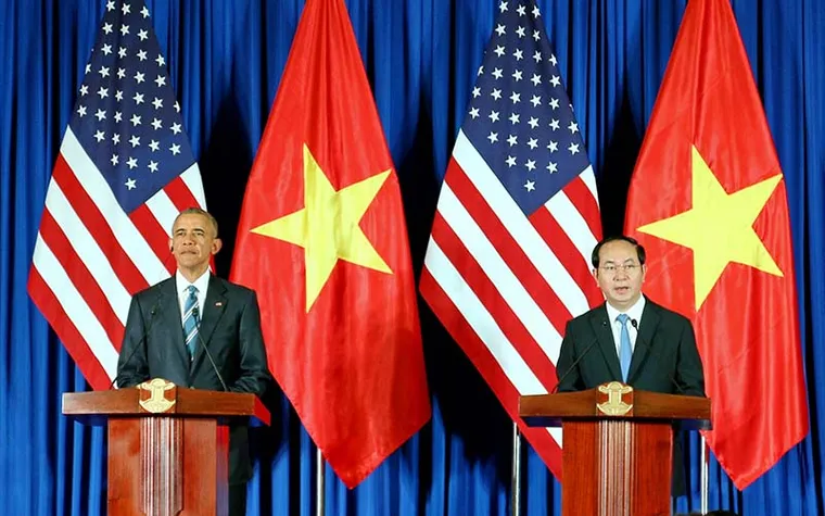 Hội đàm và Họp báo quốc tế Việt - Mỹ