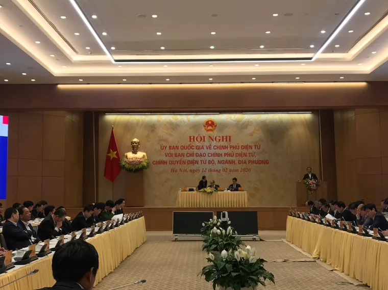 Hội nghị Ủy ban Quốc gia về Chính phủ điện tử với Ban chỉ đạo Chính phủ điện tử, chính quyền điện tử bộ, ngành, địa phương.