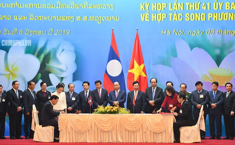 Hội đàm quốc tế Việt – Lào trước thềm Kỳ họp lần thứ 41 Ủy ban Liên Chính phủ Việt Nam – Lào