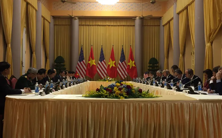 Đón tiếp tổng thống Mỹ Donald Trump