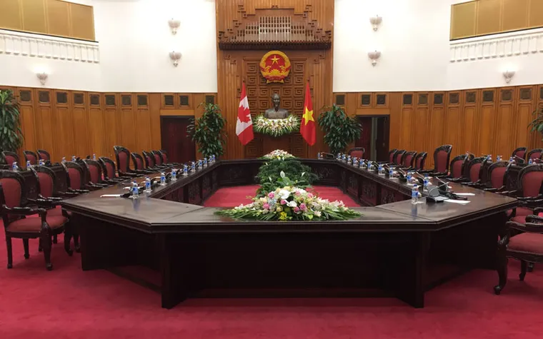 Đón tiếp nguyên thủ Trung Quốc - Canada