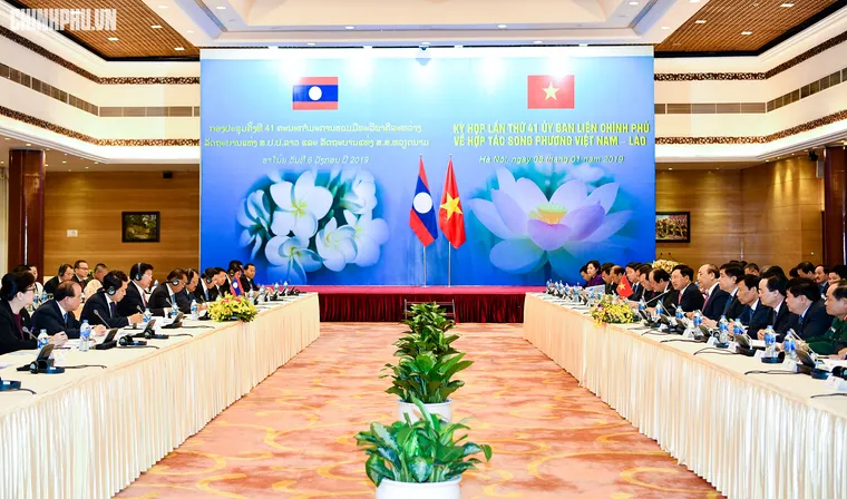 Hội đàm quốc tế Việt – Lào trước thềm Kỳ họp lần thứ 41 Ủy ban Liên Chính phủ Việt Nam – Lào