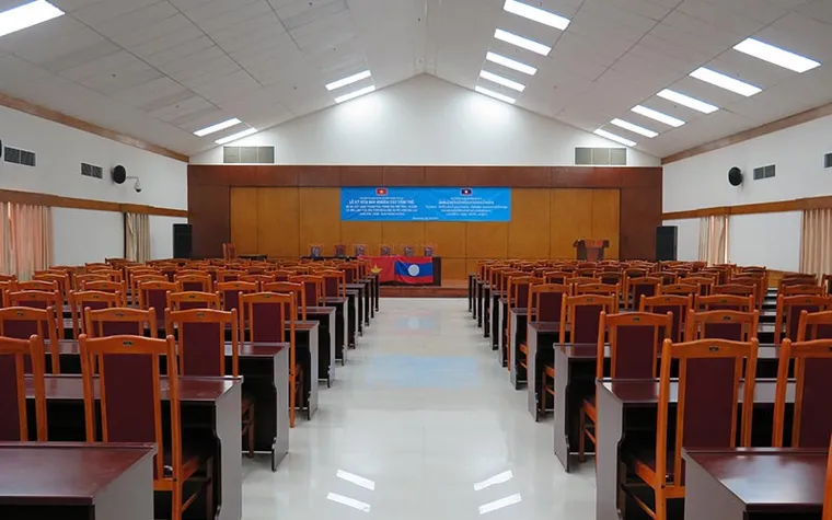 Trung tâm thông tin thư viện, tư liệu và nhà làm việc Viện Khoa học xã hội Quốc gia Lào (GĐ: 2012 - 2015)