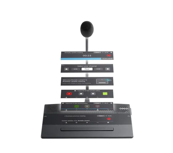 Thiết bị hội thảo tích hợp màn hình cảm ứng 5.2″ Confidea Flex Mike
